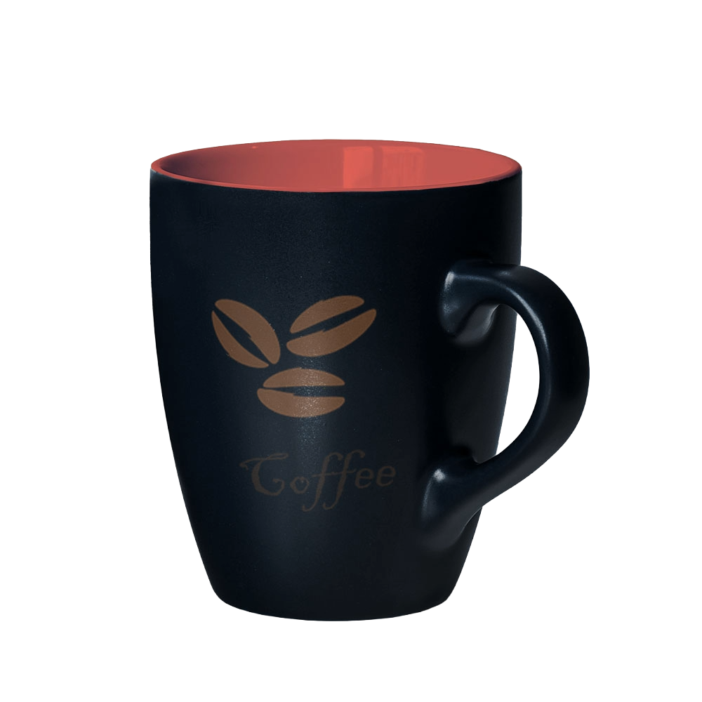 White Printed Coffee Mug